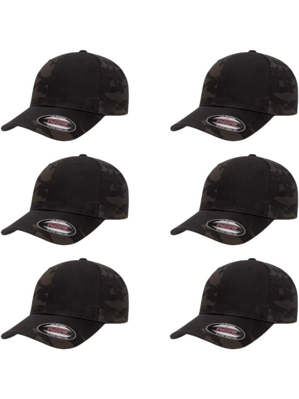 Structured 6-Panel Baseball Cap | Stretch Fitted Wool Blend for Comfort & Style